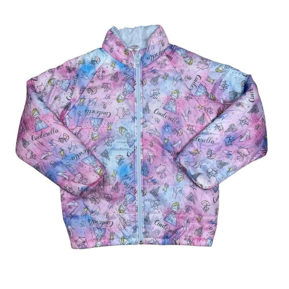 Disney Cinderella Puffer Jacket Size 7/8